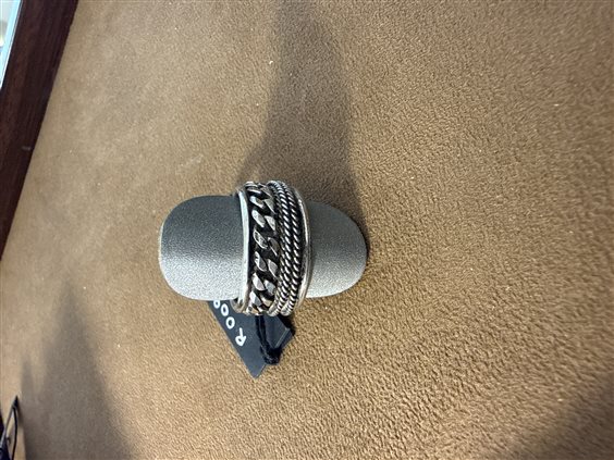 Anello Giacomo Burroni Uomo in Argento R0098 - R0098
